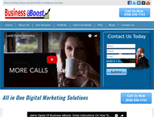 Tablet Screenshot of businesseboost.com